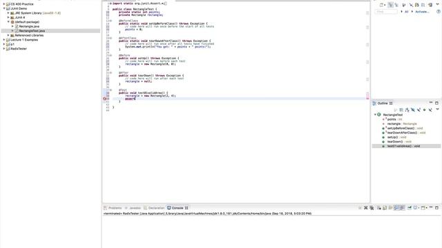 CS 400 JUnit Demo смотреть онлайн