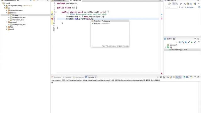 Class Member Acess Modifiers in Java смотреть онлайн
