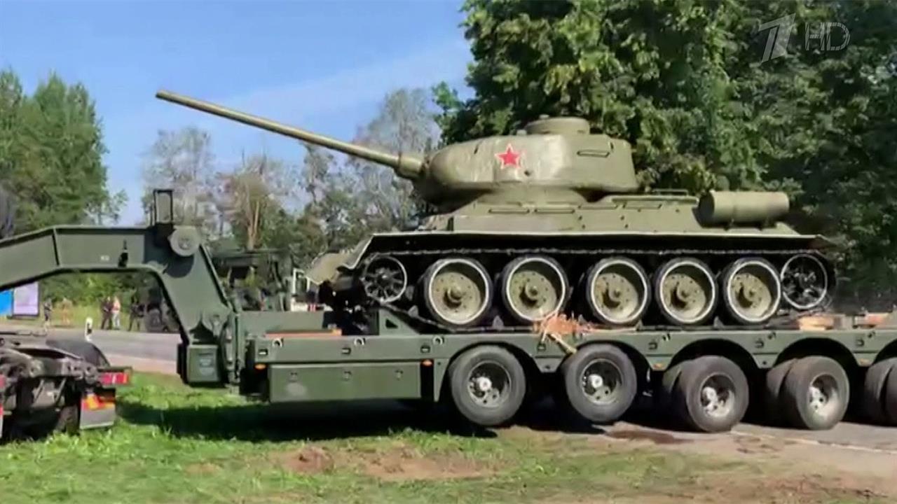 В Эстонии демонтировали памятник легендарному танку Т-34