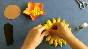 Подсолнух из бумаги | Paper sunflower