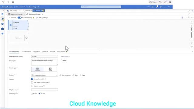 Find Top 3 Highest Salary Department Wise in Data Factory | ADF Scenario | RowNumber & Window