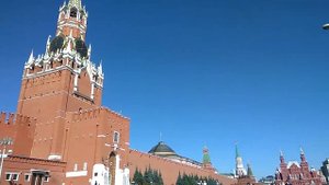 Москва. Красная площадь. Куранты.