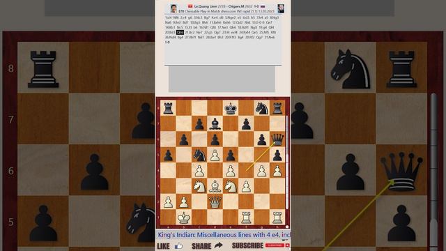 Chessable Masters Play-In - Round: 1 || Quang Liem Le vs Maksim Chigaev - March 13, 2023