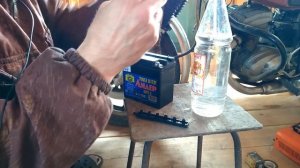 Ввод в эксплуатацию сухозаряженного аккумулятора.