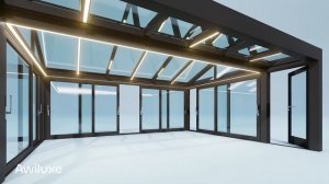 Polad Sunroom / Wintergarden with Lift & Slide doors | AWILUXE