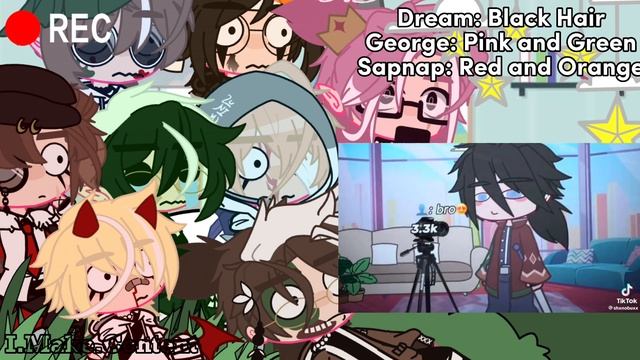 MCYT react to dream as random gacha TikToks // Pt 2/? // READ DESC смотреть онлайн