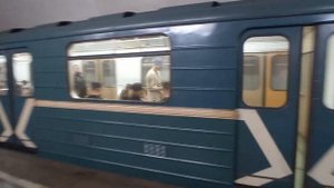 Вагон 0151 + БПСН! Отправление Базового Калужского 81-717 со станции метро Новокузнецкая