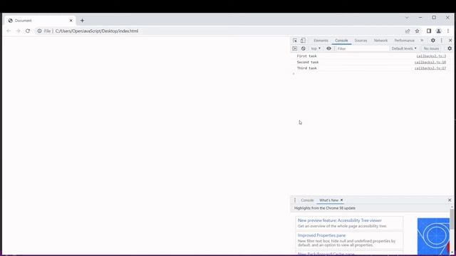 Callback functions and error-handling in JavaScript