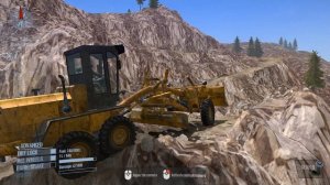 Spintires: MudRunner - MOTOR GRADER DZ 98 Driving on Extreme Mountain Roads