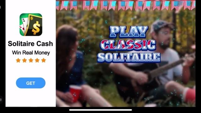 4th of July Solitaire Cash Win Real Money Mobile Gaming Ad смотреть онлайн