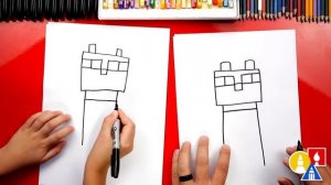 How To Draw A Minecraft Cat