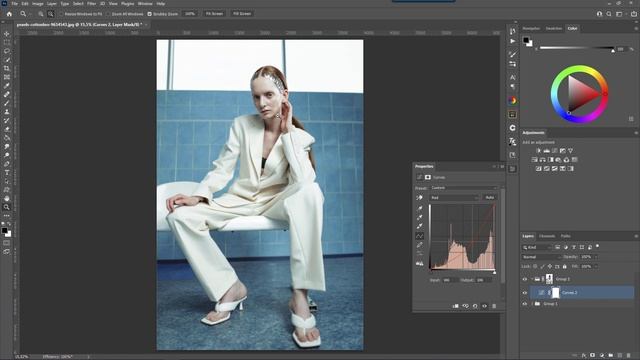 Как затемнить фото в истории Идеальная маскa цвета в Photoshop? Уроки Photoshop - смотреть видео онлайн от "С