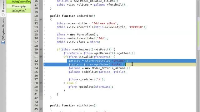 Zend Framework 1.8 tutorial 1 MVC basics смотреть онлайн