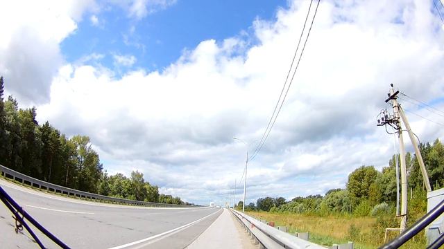 107 км на электровелосипеде по Новосибирску, мост через Обь северный объезд. смотреть онлайн