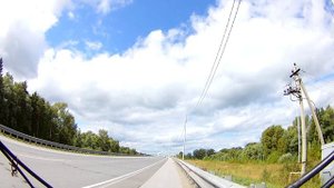 107 км на электровелосипеде по Новосибирску, мост через Обь северный объезд.