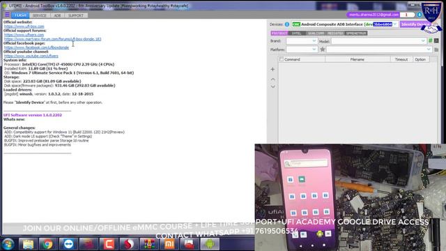 REDMI 7 MAKING DUEL IMEI WITH VOLTE  LTE NETWORK AFTER EMMC CHANGE REPAIRMYHANDSET UFIACADEMY