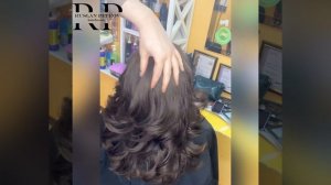 Стрижка «Каскад» / укладка локоны на брашинг