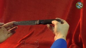 Авторский нож "Лань", М. Груздев, клинок В.Матвеева (мозаичный дамаск)