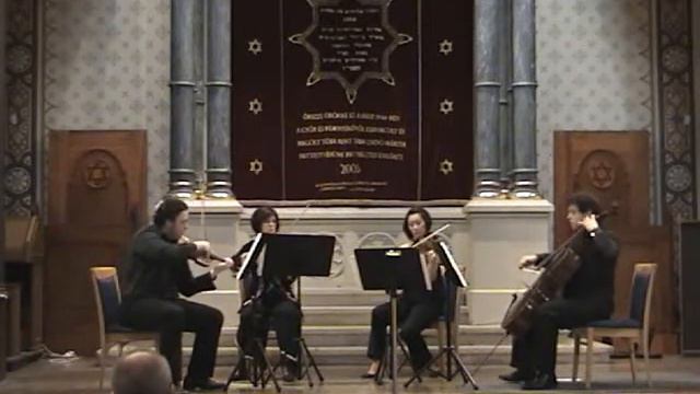 Bela Bartok: String Quartet No 4; Movement V.