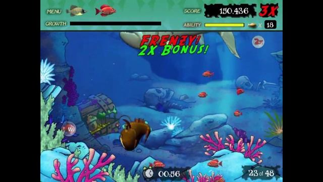 Feeding Frenzy (PC) - Full Game Walkthrough - No Commentary смотреть онлайн