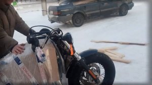 Harley-Davidson Sporster - 48. Доставка, распаковка первый запуск.