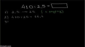 Деление натурального числа на десятичную дробь A3 1