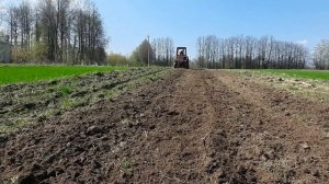 Китайская почвофреза 1GQN-160 к советскому Т25. Первые испытания.