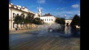 Калуга 1954 год - строительство и благоустройство города(4К в цвете)