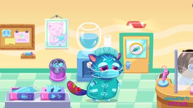 ?Коктейль челлендж на хеллоуин?Котик Бубу ЗАБОЛЕЛ Bubbu #бубу
