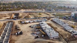 Строительство Родниковой долины октябрь 2021