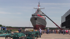 Зубастый «Ураган» спущен на воду под Питером: в истории ВМФ открылась новая страница (ФАН-ТВ)