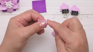 Простые Цветы Канзаши из репсовых лент DIY Simple Cute Flowers