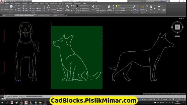 CAT and DOG Drawings - in Autocad | Cad Blocks, Autocad File Free Download