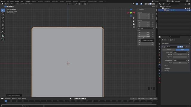 Курс Супер Blender. Единицы измерения