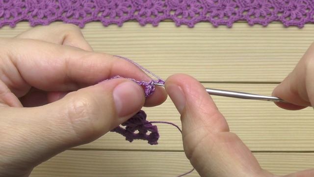 Очень простое ЛЕНТОЧНОЕ КРУЖЕВО вязание крючком для начинающих СОЕДИНЕНИЕ ленточного кружева CROCHE