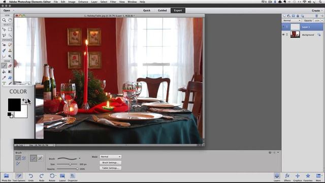 Use New Brushes In Photoshop Elements смотреть онлайн