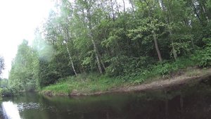 Описание стоянки для лагеря, первые забросы спиннинга в реку Морье