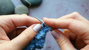 Объемный узор Ракушки спицами