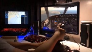 PXN-2113 Flight Joystick Simulator Game Gaming USB Controller
