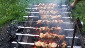мангал на электро приводе