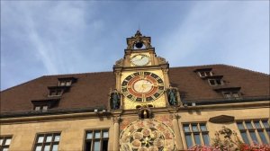 Город Хайльбронн и его достопримечательности, здания, башни, парки.