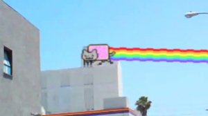 Le Nyan cat envahit Los Angeles !