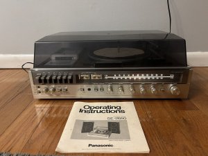 Винтажный стереокассетный проигрыватель Panasonic модели SE-2608-Япония-1978-год