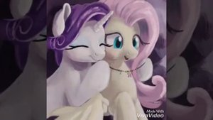 Любовь Флаттершай и Рарити??(попросили сделать)
