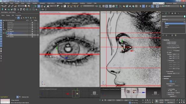 3ds Max.Моделирование персонажа.Бертрис.Часть 4 .Построение модели головы.