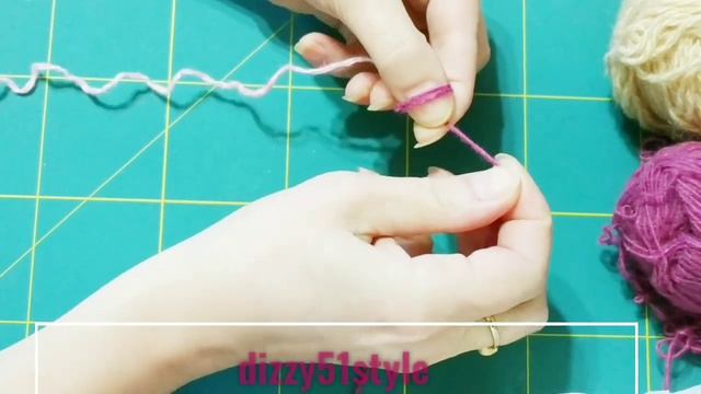 Двойной ткацкий узел. Как связать нитки Самый простой узел #вязание#knitting #dizzy51style #yarn