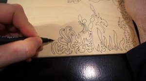 Графика на разделочной доске! Graphics on the cutting Board!