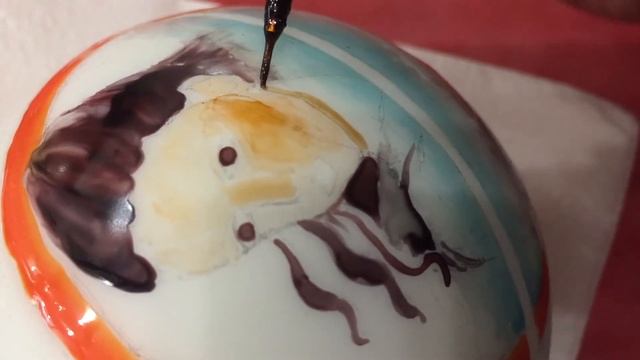 Обзор витражной краски Glasmal-Farbe C.Kreul мастер класс от Christmas Art смотреть онлайн