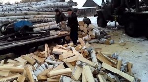 Самодельный дровокол