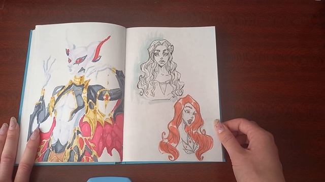 Обзор скетчбука,ну почему бы и да??♀️? смотреть онлайн